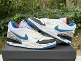 Authentic Air Jordan Legacy 312 Low Blue/White/Black