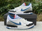 Authentic Air Jordan Legacy 312 Low Blue/White/Black