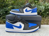 Authentic Air Jordan 1 Low White/Royal Blue