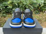 Authentic Air Jordan 1 Low White/Royal Blue