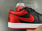 Authentic Air Jordan 1 Low Black/Red