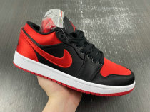 Authentic Air Jordan 1 Low Black/Red Authentic Air Jordan 1 Low Black/Red