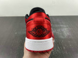 Authentic Air Jordan 1 Low Black/Red