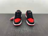 Authentic Air Jordan 1 Low Black/Red