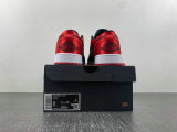 Authentic Air Jordan 1 Low Black/Red