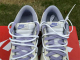 Authentic Nike Dunk Low Indigo Haze/Coral Chalk-Sail