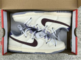 Authentic Nike Dunk Low Indigo Haze/Coral Chalk-Sail