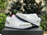 Authentic Air Jordan 1 Low White/Varsity Red