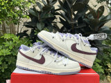 Authentic Nike Dunk Low Indigo Haze/Coral Chalk-Sail
