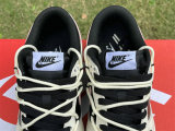 Authentic Nike Dunk Low Beige White/Pink/Black