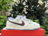 Authentic Nike Dunk Low Indigo Haze/Coral Chalk-Sail