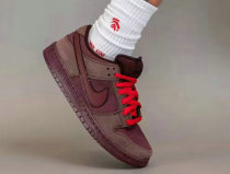 Authentic Nike SB Dunk Low “City of Love” Burgundy Crush