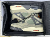 Authentic UNDEFEATED x Air Jordan 4 Olive