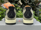 Authentic UNDEFEATED x Air Jordan 4 Olive