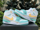 Authentic Jordan Legacy 312 White/Light Green/Yellow