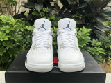 Authentic Air Jordan 4 Green/Grey/White