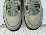Authentic UNDEFEATED x Air Jordan 4 Olive