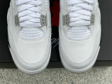 Authentic Air Jordan 4 Green/Grey/White