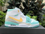 Authentic Jordan Legacy 312 White/Light Green/Yellow