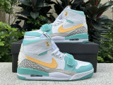 Authentic Jordan Legacy 312 White/Light Green/Yellow