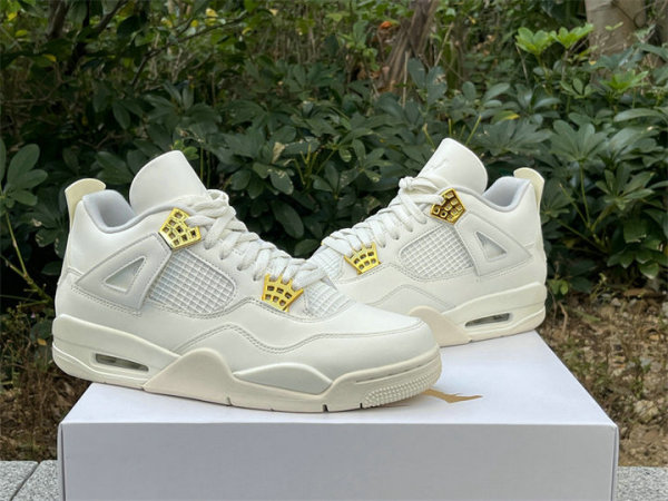Authentic Air Jordan 4 WMNS Sail