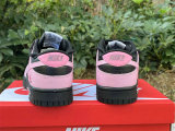 Authentic Nike Dunk Low Beige White/Pink