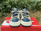 Authentic Nike Dunk Low Beige Blue