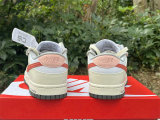 Authentic Nike Dunk Low Iron Grey/White/Red