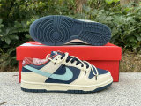 Authentic Nike Dunk Low Beige Blue