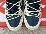 Authentic Nike Dunk Low Beige Blue