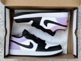 Authentic Air Jordan 1 Low White/Pink/Rose
