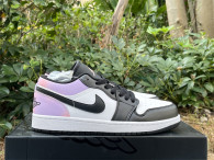 Authentic Air Jordan 1 Low White/Pink/Rose