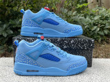 Authentic Jordan Spizike Low Football Blue/Red