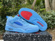 Authentic Jordan Spizike Low Football Blue/Red