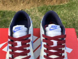 Authentic Nike Dunk Low Beige Blue/Red/White