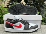 Authentic Air Jordan 1 Low Siren Red/Black/White