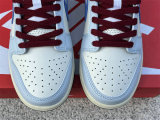 Authentic Nike Dunk Low Beige Blue/Red/White