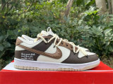 Authentic Nike Dunk Low Brown/Black/White