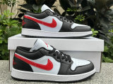 Authentic Air Jordan 1 Low Siren Red/Black/White
