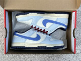Authentic Nike Dunk Low Beige Blue/Red/White
