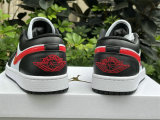 Authentic Air Jordan 1 Low Siren Red/Black/White