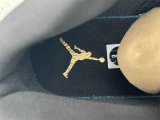 Authentic Air Jordan 1 Mid “Black/Metallic Gold”
