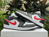 Authentic Air Jordan 1 Low Siren Red/Black/White