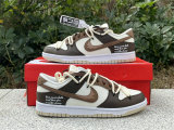 Authentic Nike Dunk Low Brown/Black/White