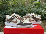 Authentic Nike Dunk Low Brown/Black/White