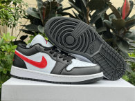 Authentic Air Jordan 1 Low Siren Red/Black/White
