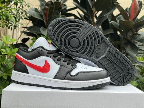 Authentic Air Jordan 1 Low Siren Red/Black/White