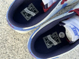 Authentic Nike Dunk Low Beige Blue/Red/White