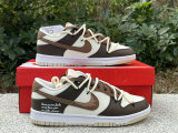 Authentic Nike Dunk Low Brown/Black/White