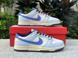 Authentic Nike Dunk Low Beige Blue/Red/White